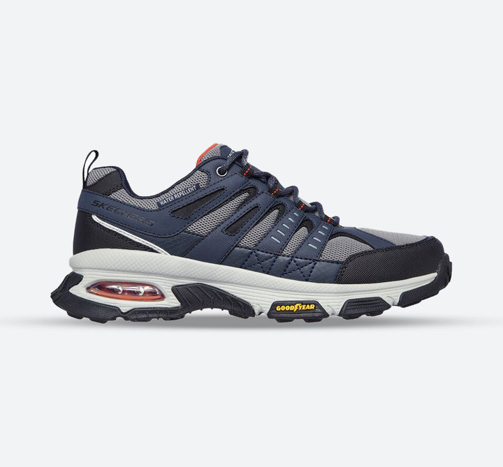 Men's Wide Fit Skechers 237214 Air Envoy Water Repellent outdoor Walking Trainers - Navy/Grey in Navy/Grey - Image 1