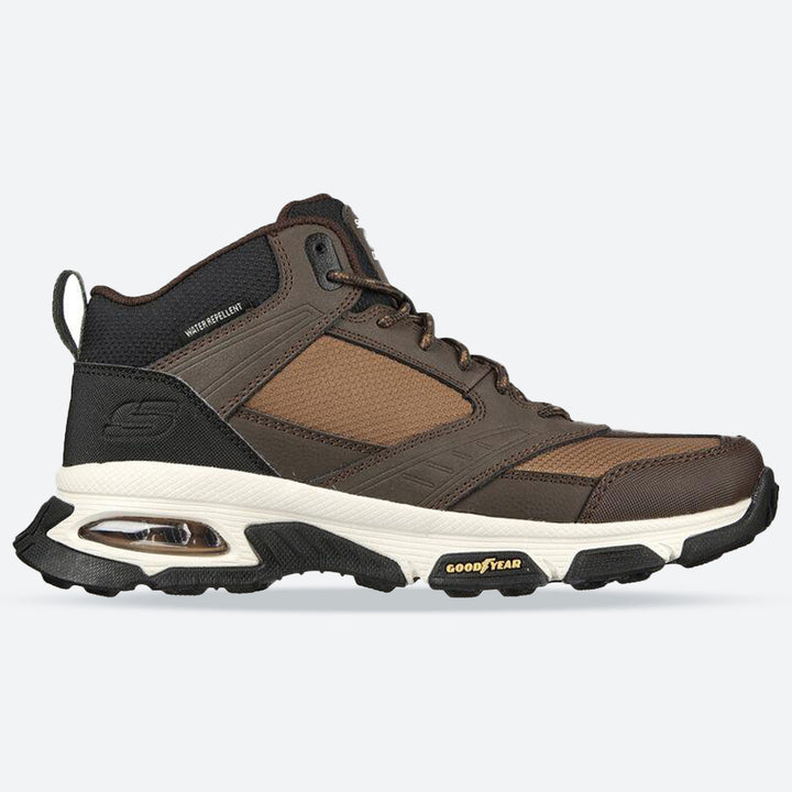Men's Wide Fit Skechers 237215 Skech Air Envoy Bulldozer Hiking Boots in Brown - Image 1