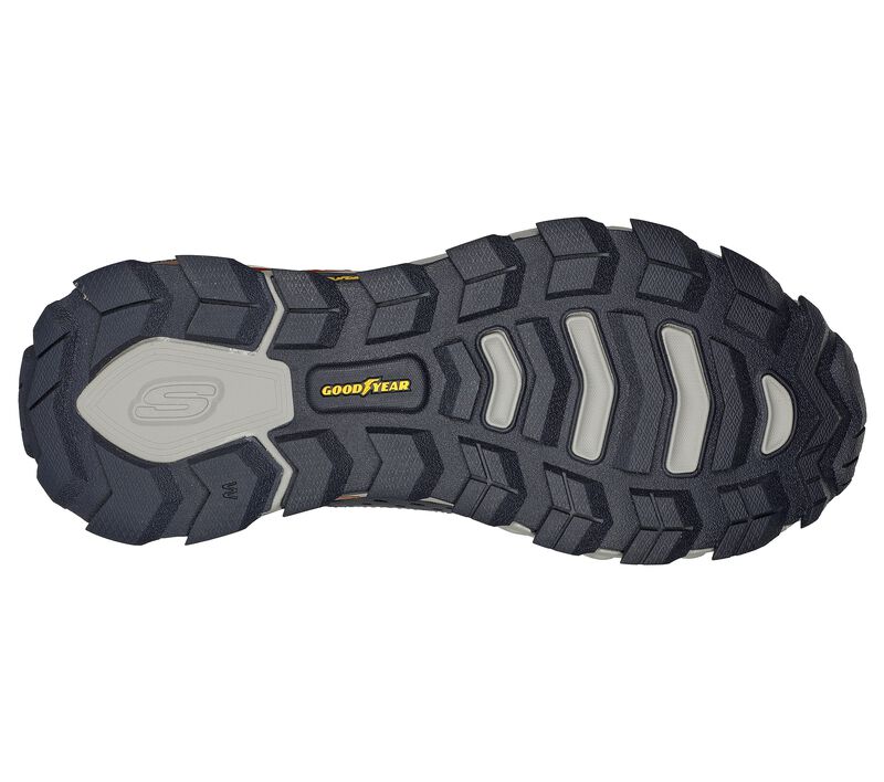 Men's Wide Fit Skechers 237303 Max Protect outdoor Walking Trainers in Black - Image 18