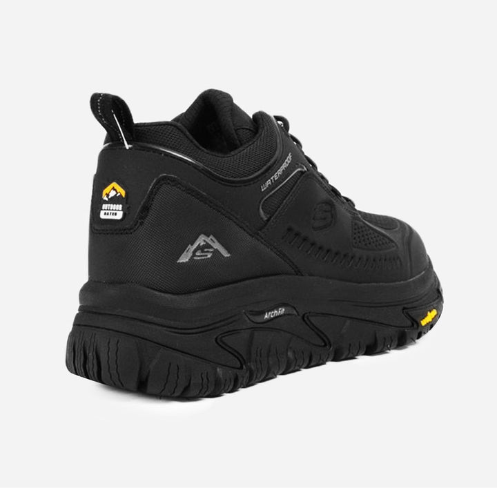 Men's Wide Fit Skechers 237490 Road Walker Pyles Peak Trainers in Black - Image 1