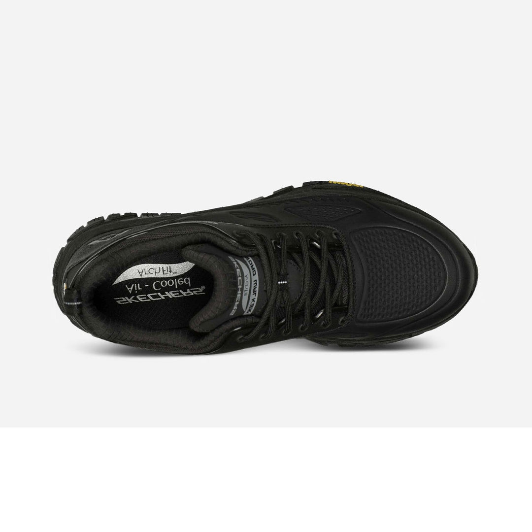 Men's Wide Fit Skechers 237490 Road Walker Pyles Peak Trainers in Black - Image 6