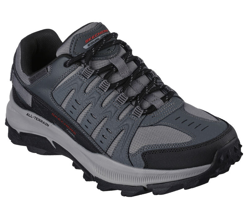 Men's Wide Fit Skechers 237501 Equalizer 5.0 Trail-Solix Walking Trainers - Charcoal/Black in Charcoal/Black - Image 3