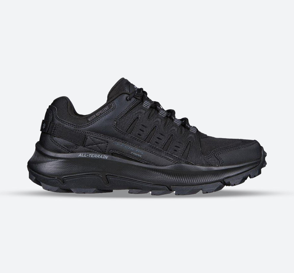 Men's Wide Fit Skechers 237501 Equalizer 5.0 Trail-Solix Walking Trainers - Black in Black - Image 1