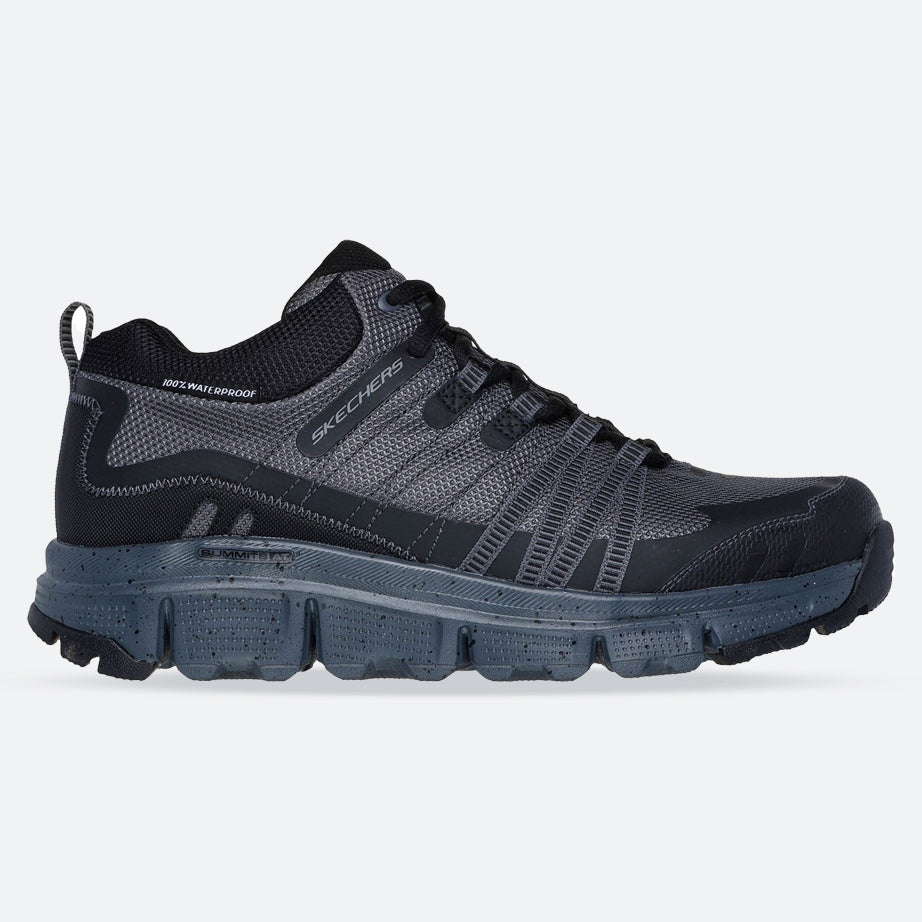 Men's Wide Fit Skechers 237701 At Summits Canobie Trainers in Black - Image 1