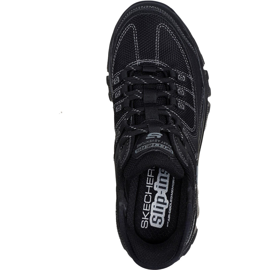 Women's Wide Fit Skechers 180147 Slip-ins Summits At Trainers in Black - Image 5