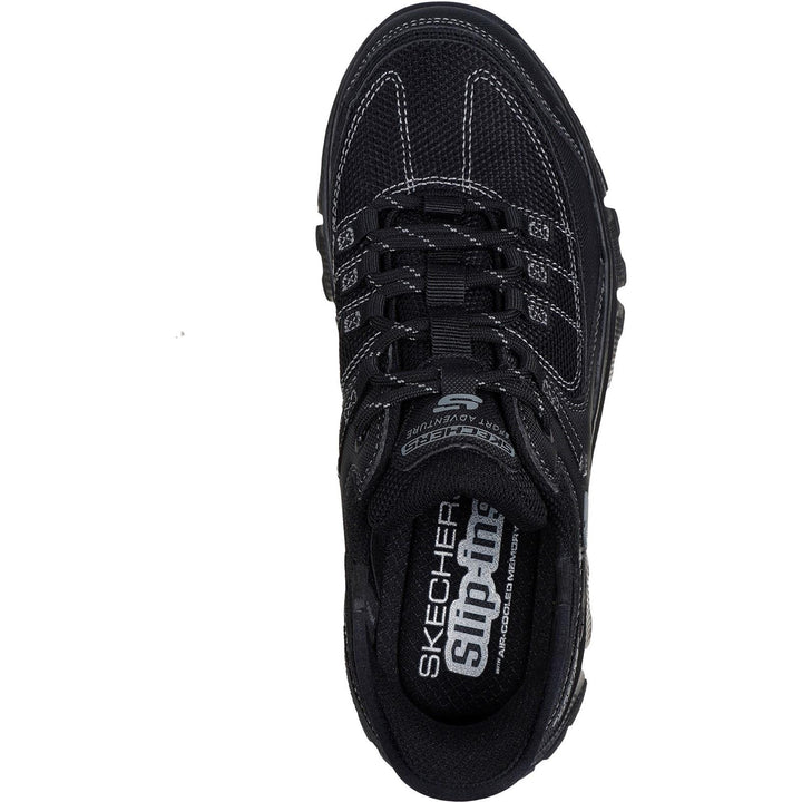 Women's Wide Fit Skechers 180147 Slip-ins Summits At Trainers in Black - Image 1