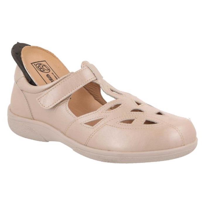 Women's Wide Fit DB Ayla Shoes in Navy Leather - Image 1