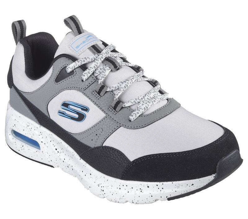 Men's Wide Fit Skechers 232648 Skech-Air Court Trainers in Navy/Natural - Image 9
