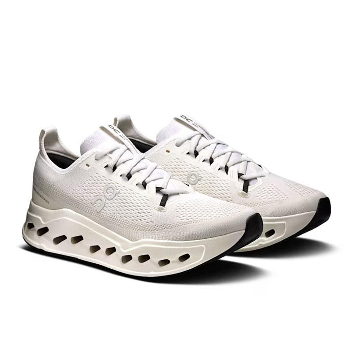 Men's Wide Fit On Cloudsurfer Max Wide Trainers in White/White - Image 1