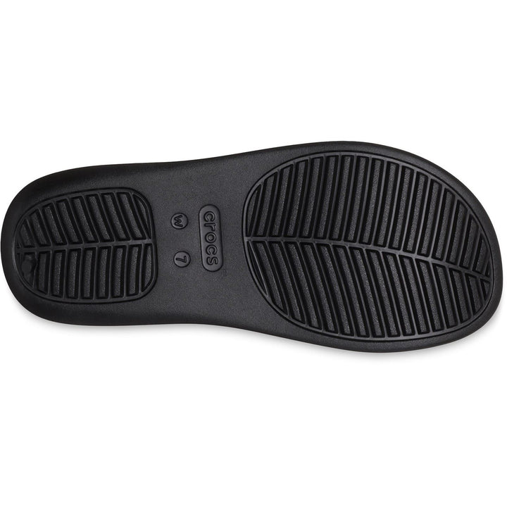 Women's Crocs 209410 Getaway Platform Flip Slippers in Black - Image 1