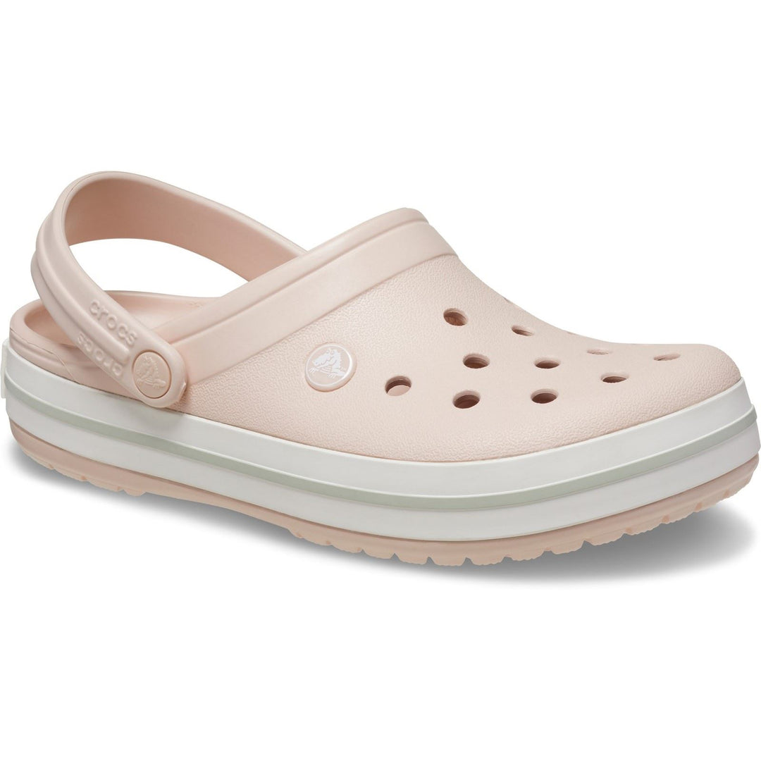 Men's Crocs 11016 Crocband Clog Sandals in White - Image 15