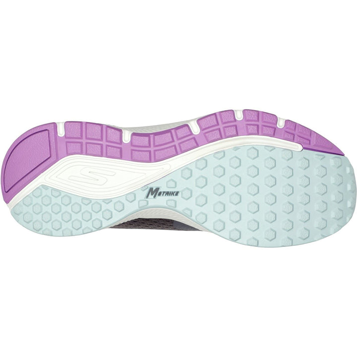 Women's Wide Fit Skechers 128277 GO RUN Consistent Intensify X Trainers in Charcoal/Blue - Image 1