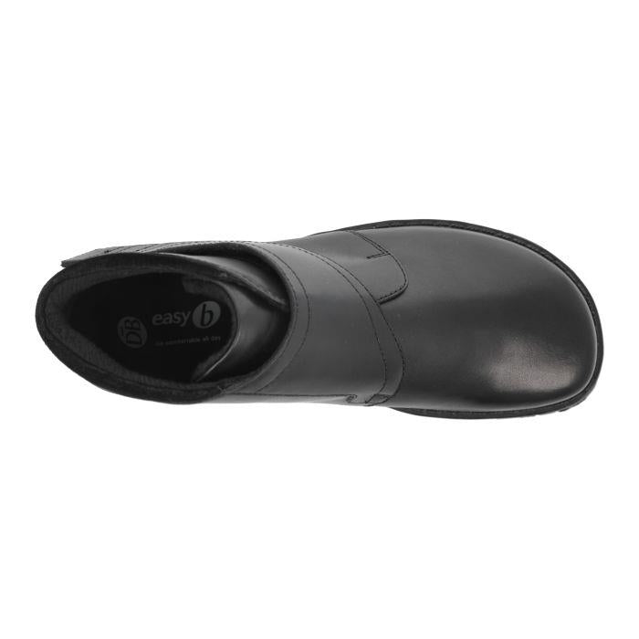 Women's Wide Fit DB Hitchin Boots in Black Leather - Image 5