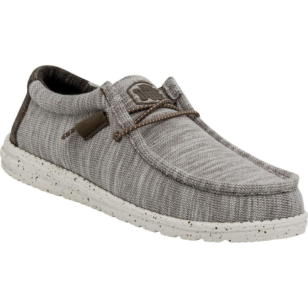 Men's Heydude Classic Wally Stretch Mix Shoes in Limestone - Image 3