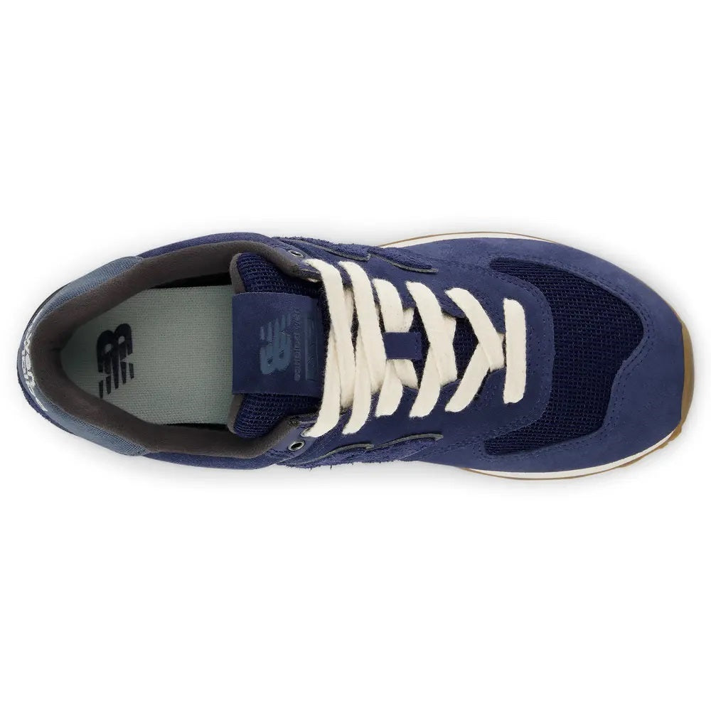 Women's Wide Fit New Balance U5747FO Trainers in Navy - Image 4