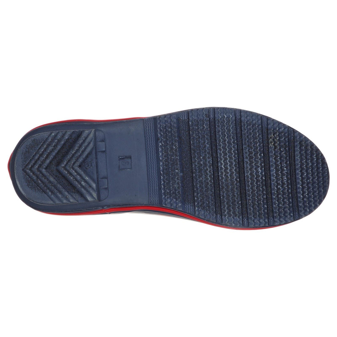 Women's Wide Fit Skechers 113378 Bobs Rain Check Love Splash Trainers in Navy/Multi - Image 6