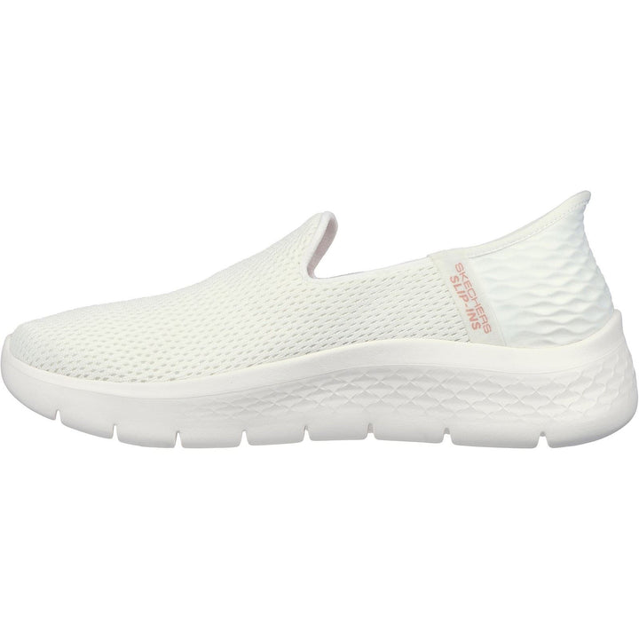 Women's Wide Fit Skechers 124963 Slip-ins Go Walk Flex Relish Trainers in Off White - Image 1