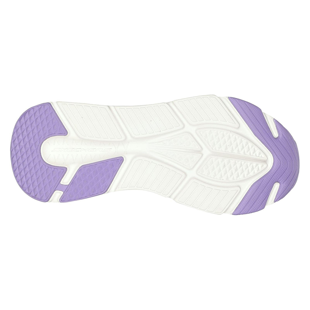 Women's Wide Fit Skechers 128571 Max Cushioning Smooth Trainers - Navy/Lavender in Navy/Lavender - Image 6