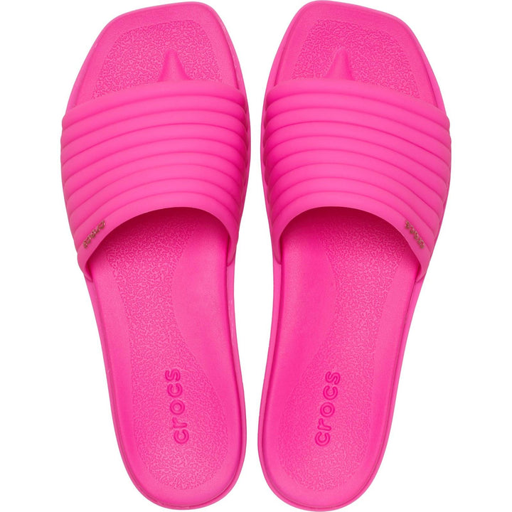 Women's Crocs 209794 Miami Slide Sandals in Pink - Image 1
