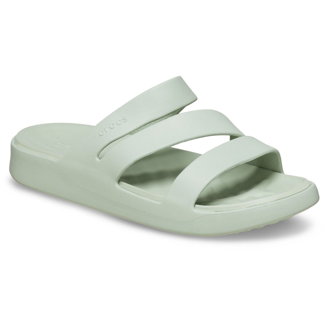 Women's Crocs 209587 Getaway Strappy Slippers in Cassis - Image 14