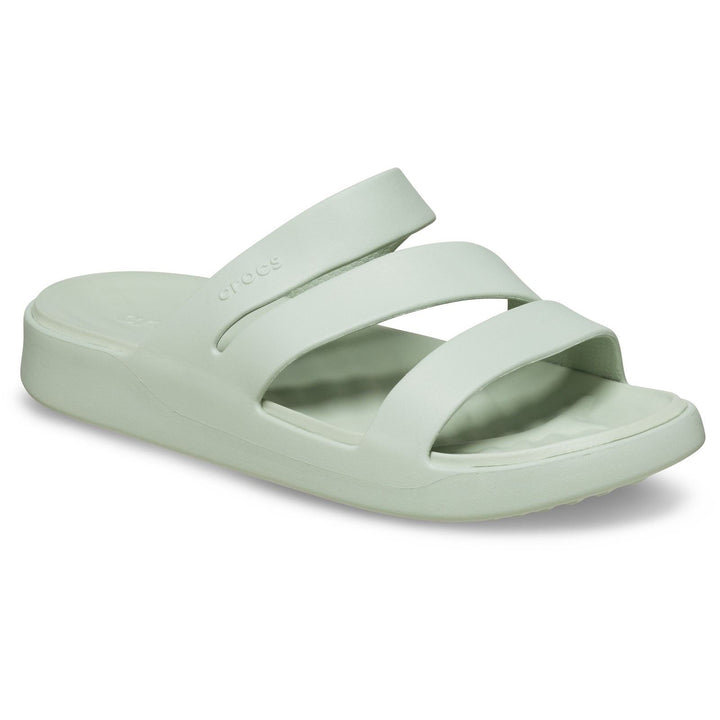 Women's Crocs 209587 Getaway Strappy Slippers in Cassis - Image 1