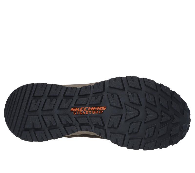 Men's Relaxed Fit Skechers 210925 Slade Peralto Trainers in Cocoa - Image 6