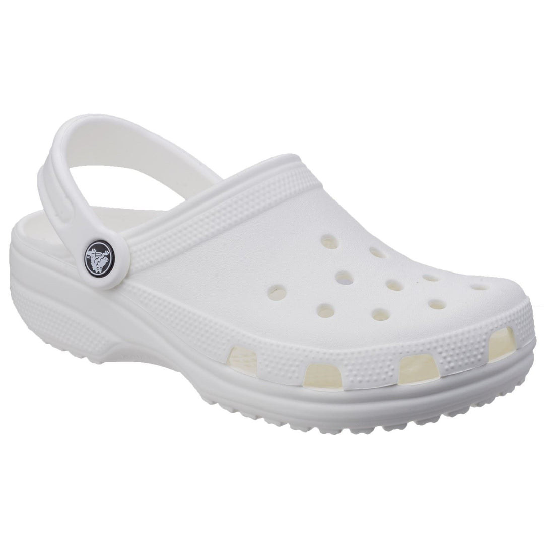 Women's Crocs 10001 Clog Sandals in White - Image 3