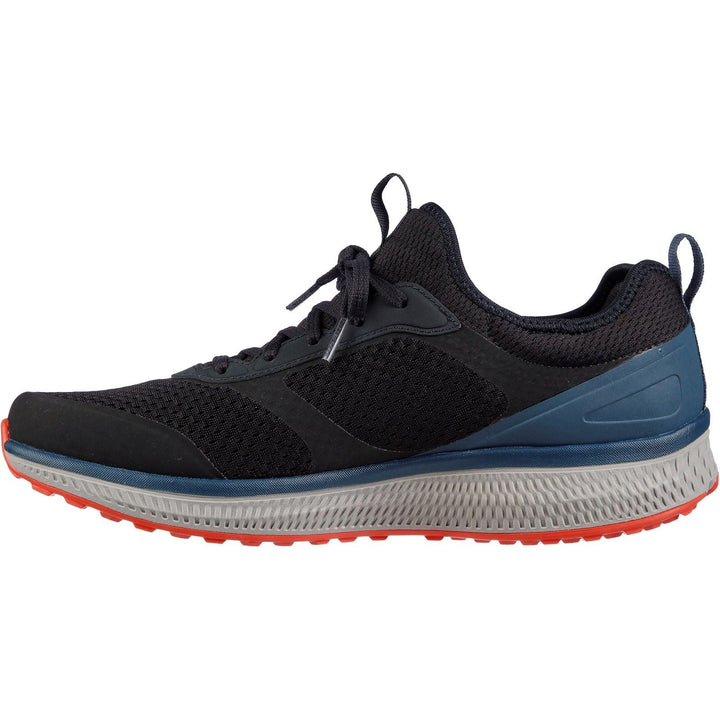 Men's Wide Fit Skechers 220102 GOrun Consistent Trainers - Black/Blue in Black/Blue - Image 1