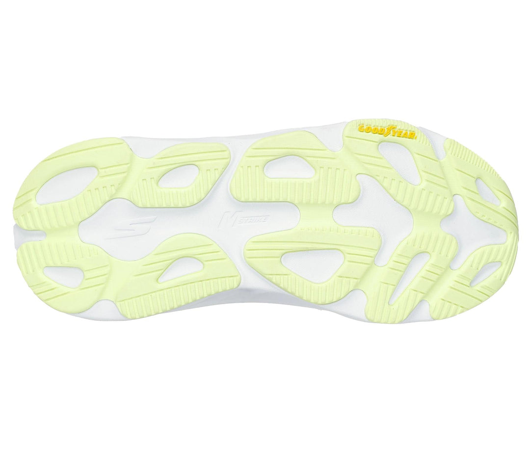 Women's Wide Fit Skechers 129200 Slip-ins Max Run Trainers in White/Multi - Image 6