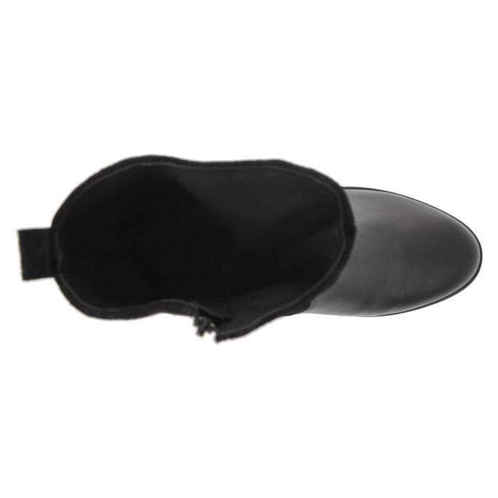 Women's Wide Fit DB Hornbeam Boots in Black Leather / Suede - Image 1