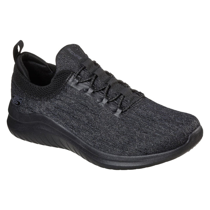 Men's Wide Fit Skechers 232206 Ultra Flex 2.0 Cryptic Trainers in Black - Image 1