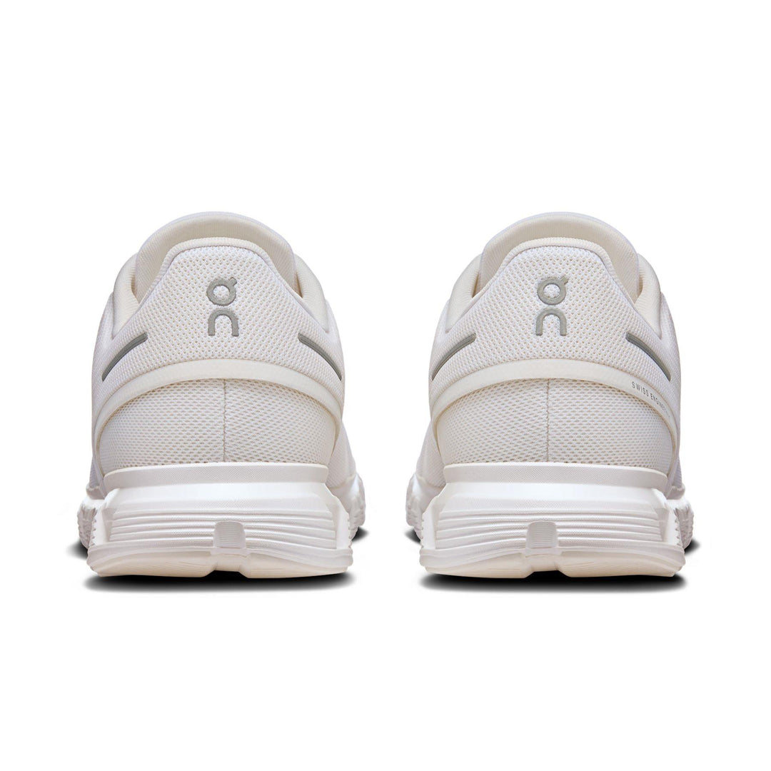 Men's Wide Fit On Cloud 6 Wide Trainers in White/White - Image 12