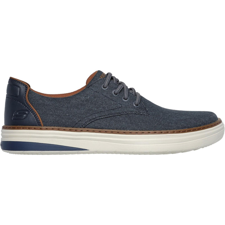 Men's Wide Fit Skechers 205135 Hyland Ratner Shoes in Navy - Image 1