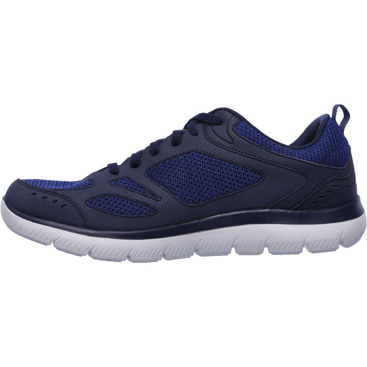 Men's Wide Fit Skechers 52812 Summits South Rim Sports Trainers in Navy - Image 1