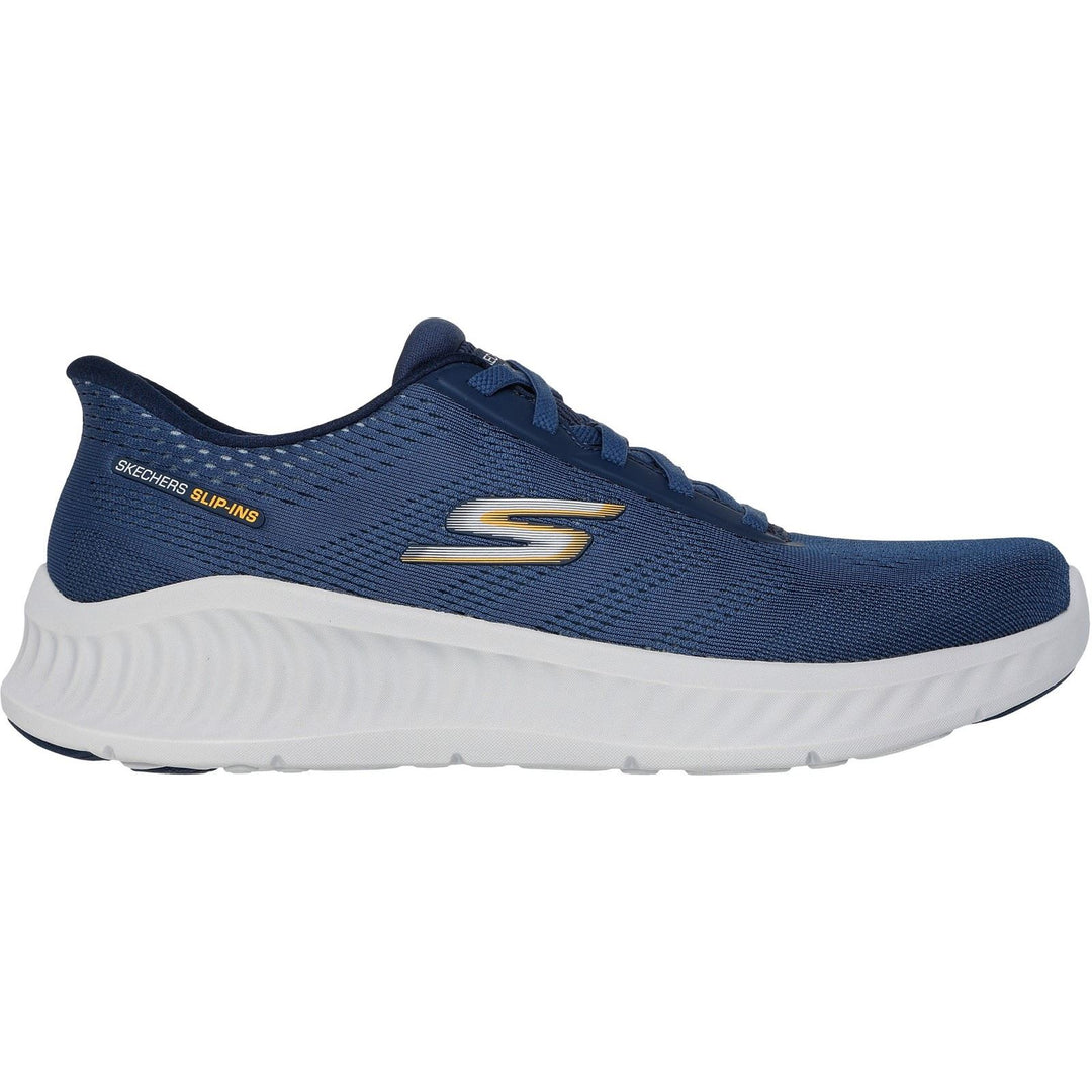 Men's Wide Fit Skechers 216375 Slip-ins Go Walk Now Payton Trainers in Black - Image 7