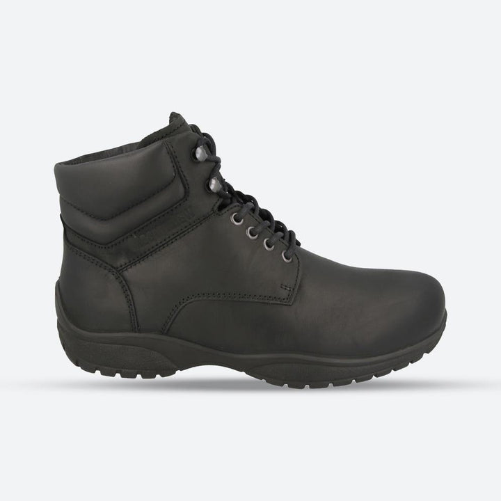 Mens Wide Fit DB Odessa Boots in Black Waterproof Nubuck - Image 1