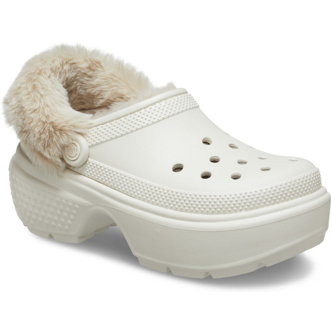 Women's Crocs 208546 Stomp Lined Clog in Black - Image 21