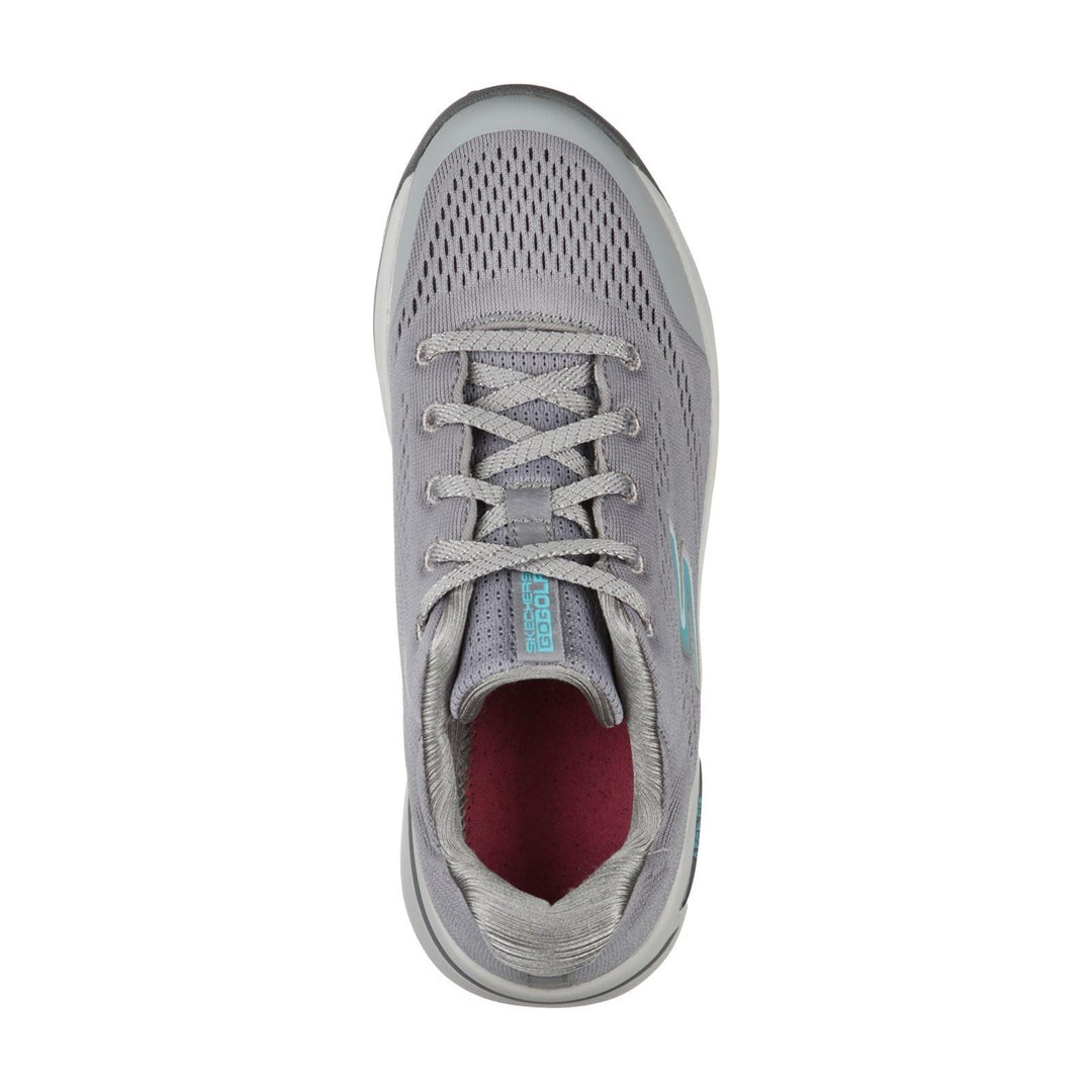 Women's Wide Fit Skechers 123006 Go Golf Arch Fit Sports Trainers in Navy/Pink - Image 9