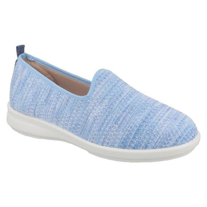 Women's Wide Fit DB Greta Canvas Shoes in Black - Image 7