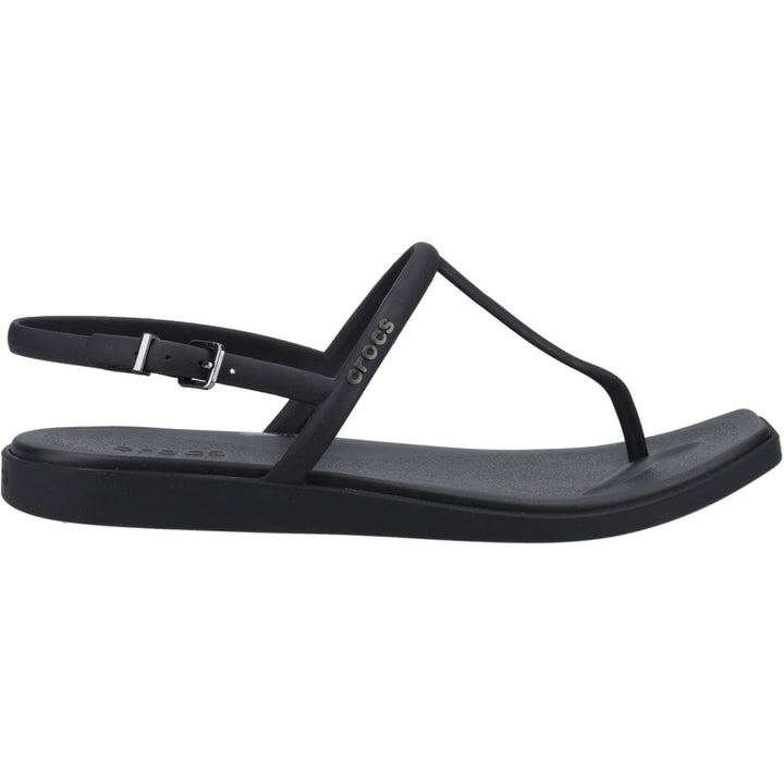 Women's Crocs 209793 Miami Thong Flip Sandals in Black - Image 1