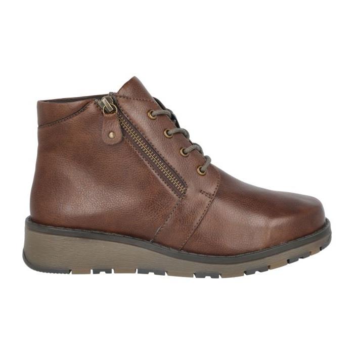 Women's Wide Fit DB Selby Boots in Black Synthetic - Image 1