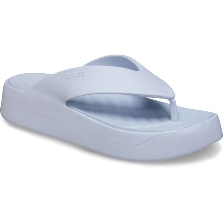 Women's Crocs 209410 Getaway Platform Flip Slippers in Black - Image 1