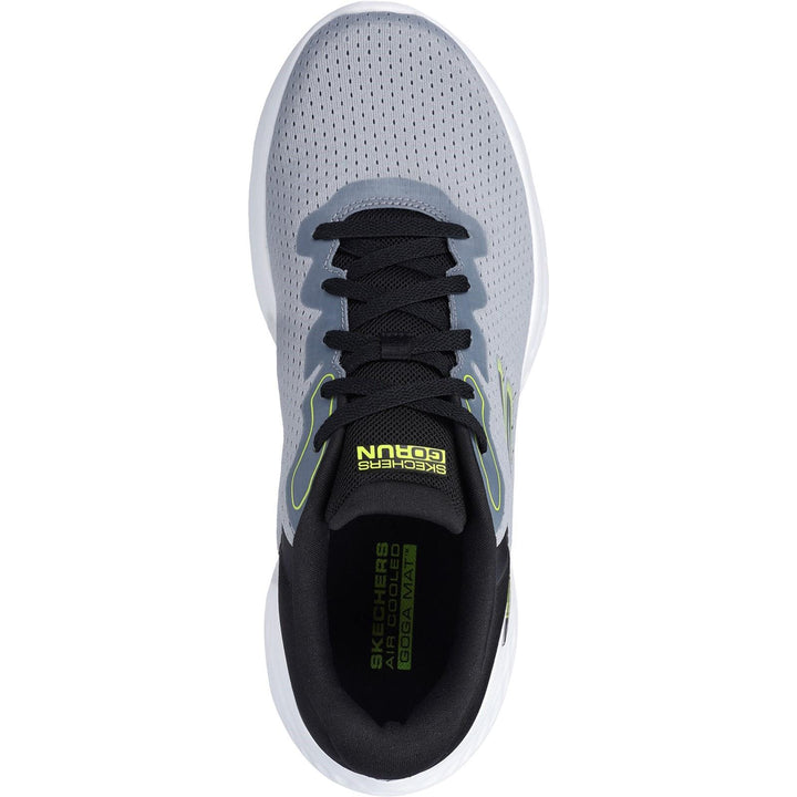 Men's Wide Fit Skechers 220898 Go Run Lite Anchorage Trainers in Grey/Black - Image 1