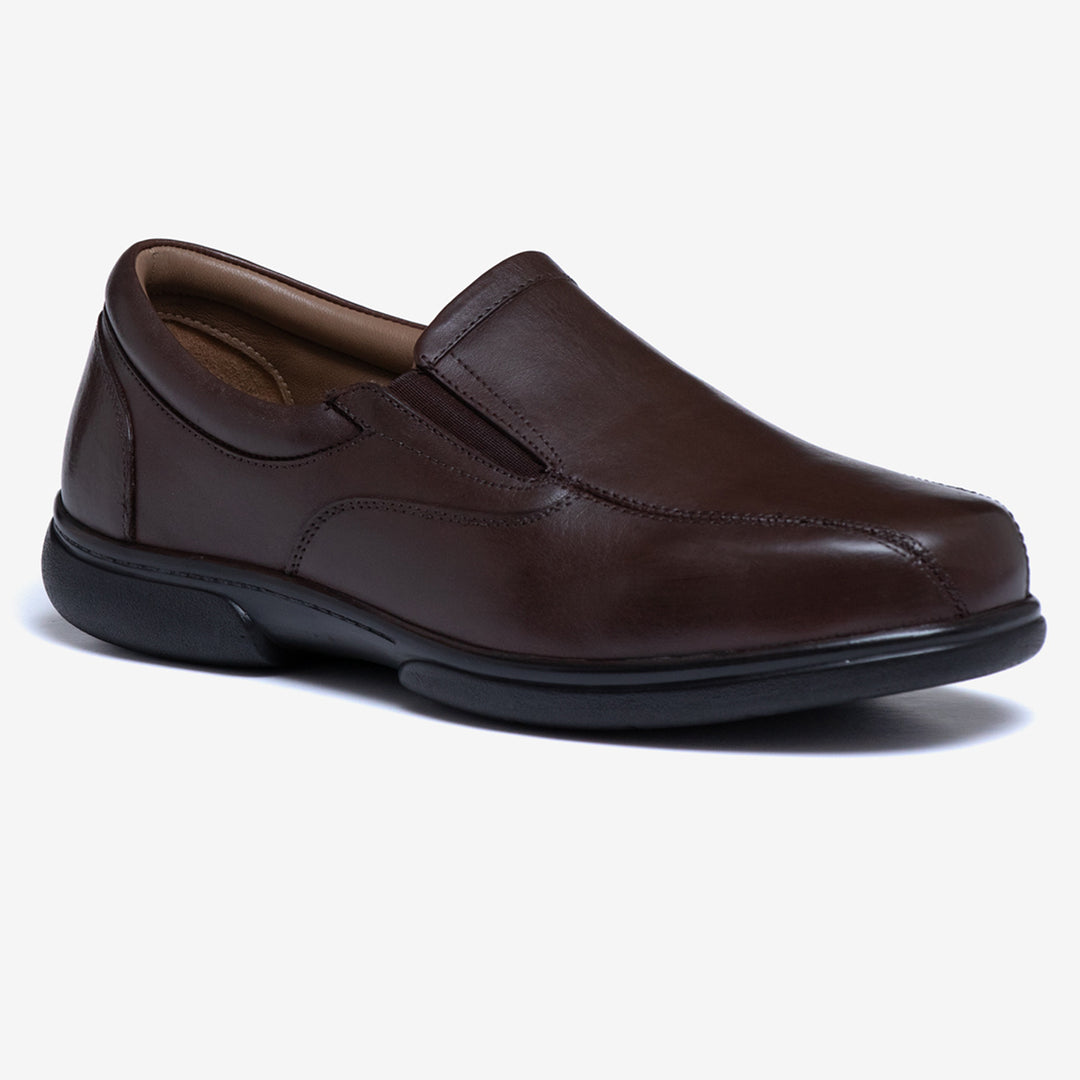 Mens Wide Fit Tredd Well Norbit Slip On Shoes in Black - Image 10