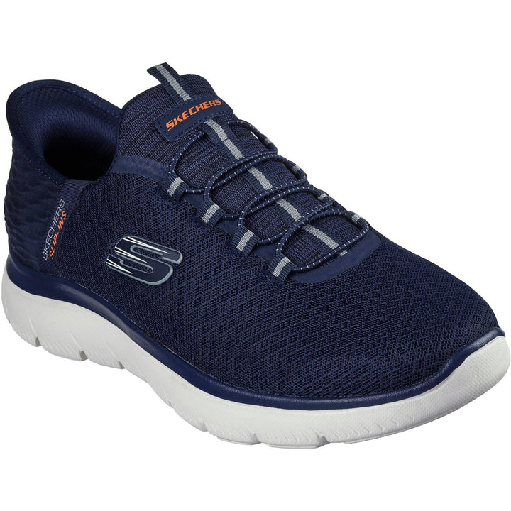 Men's Wide Fit Skechers Slip-ins 232457 High Range Summits Trainers in Black - Image 1