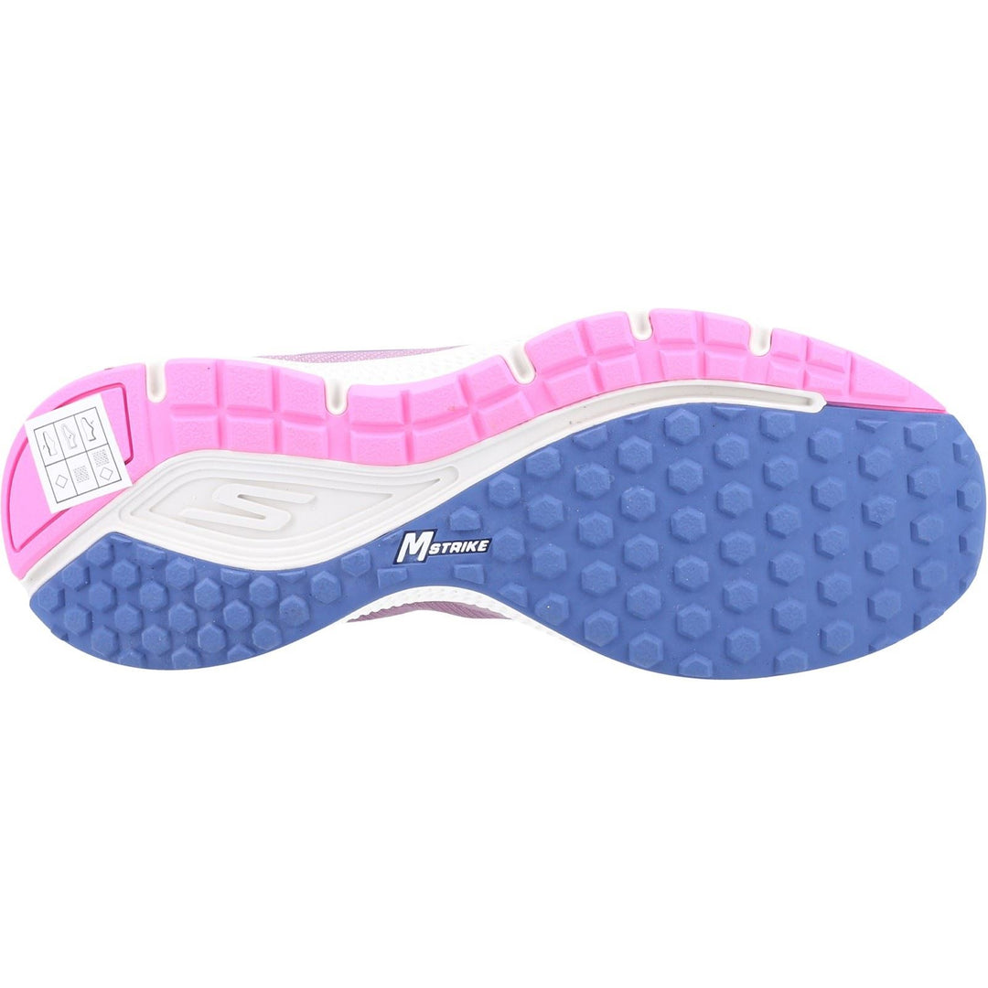 Women's Wide Fit Skechers 128275 GO RUN Consistent Lunar Night Trainers - Mauve in Mauve - Image 5