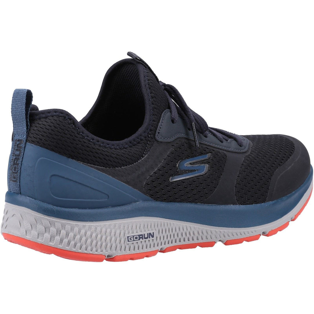 Men's Wide Fit Skechers 220102 GOrun Consistent Trainers - Black/Blue in Black/Blue - Image 4