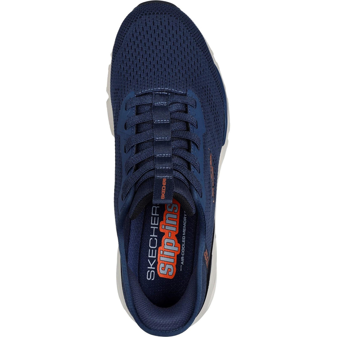 Men's Wide Fit Skechers Slip-ins 232447 Skech Air Ventura Trainers in Black/Red - Image 10