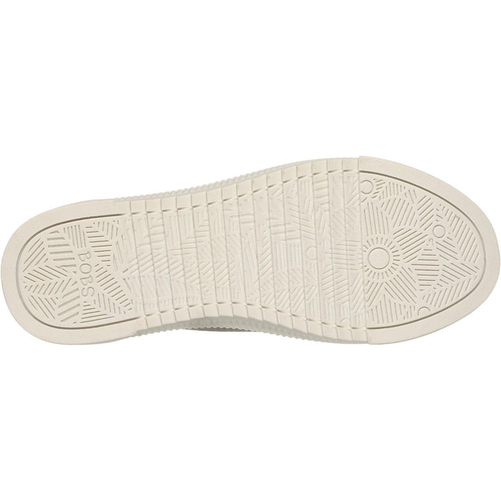 Women's Wide Fit Skechers 114640 Bobs Copa Canvas Shoes in Off White - Image 1