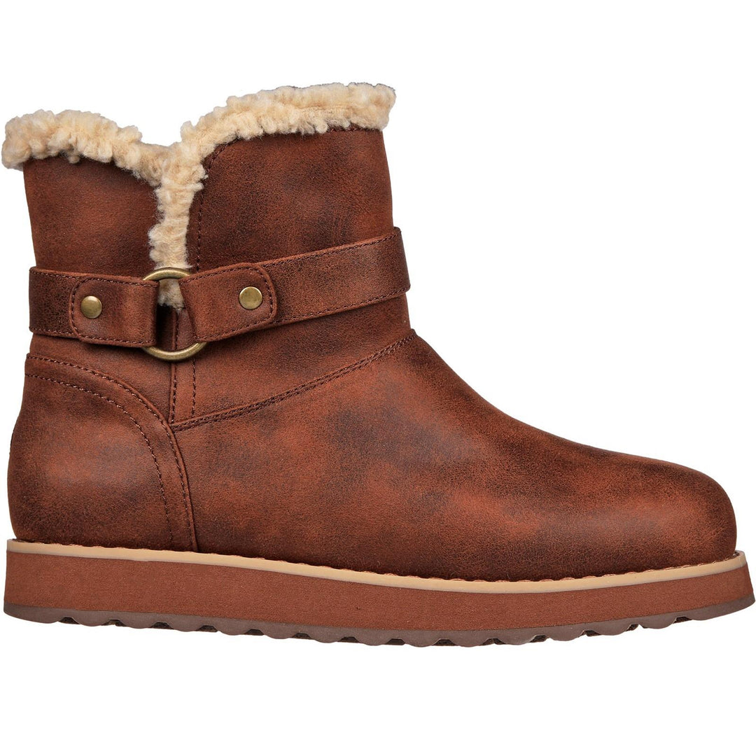 Women's Wide Fit Skechers 167615 Keepsakes 2.0 Boots in Chocolate - Image 2